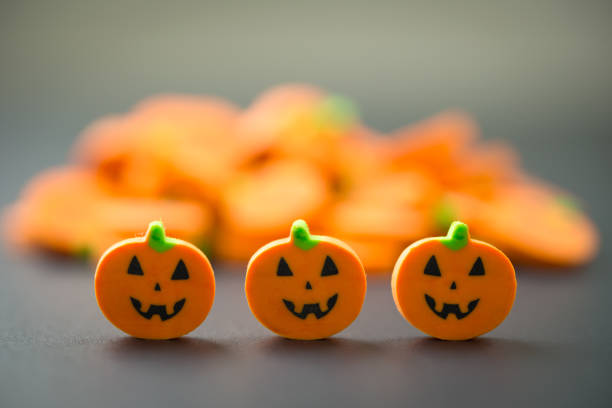 istock Halloween pumpkins decoration 1063516646