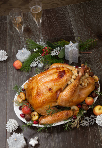 istock Roasted Christmas Turkey with Grab Apples 1063520636