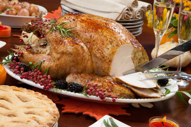 istock Carving Pepper Turkey for Thanksgiving 1063520776