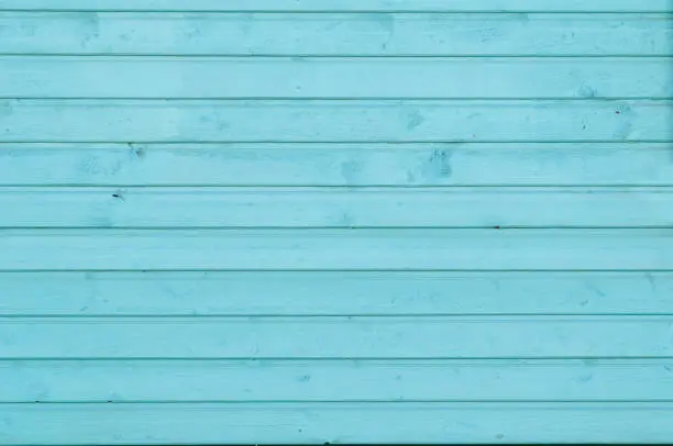 wooden wall of turquoise color textures