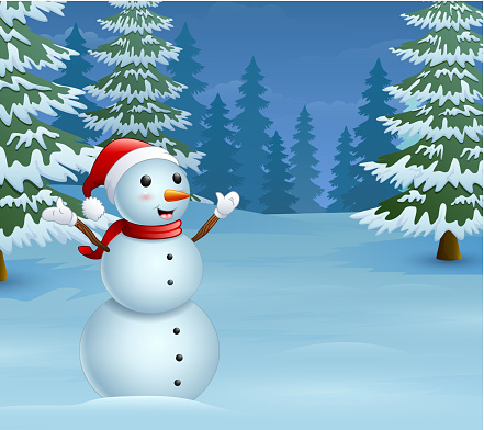 Ilustración de Dibujos Animados De Muñeco De Nieve De Navidad Con Pinos Nevados y más Vectores Libres de Derechos de Abeto - iStock Ilustración de Dibujos Animados De Muñeco De Nieve De Navidad Con Pinos Nevados y más Vectores Libres de Derechos de Abeto - iStock