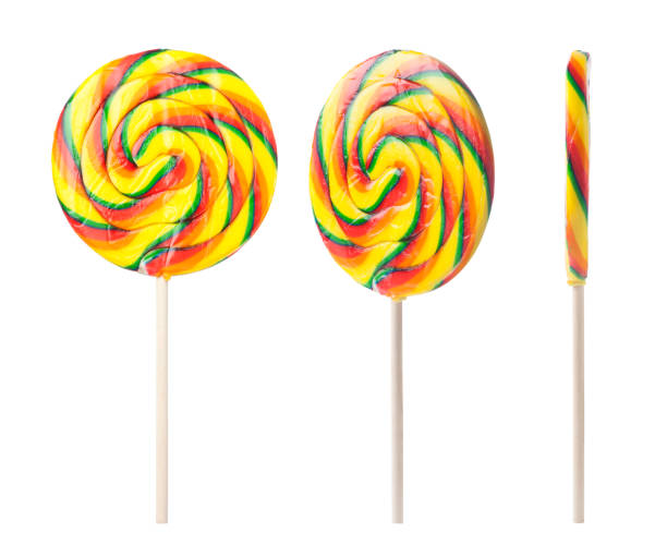 istock Colorful swirl lollipops 1063539202