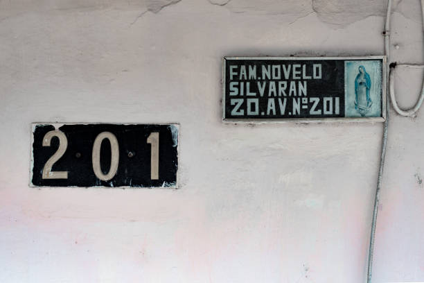 istock Traditional mexican house number plates 1063548518