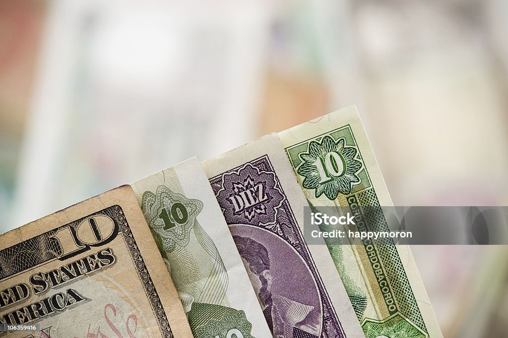 Hand of Ten - Lizenzfrei 10-Dollar-Schein - US-Dollar-Geldschein Stock-Foto