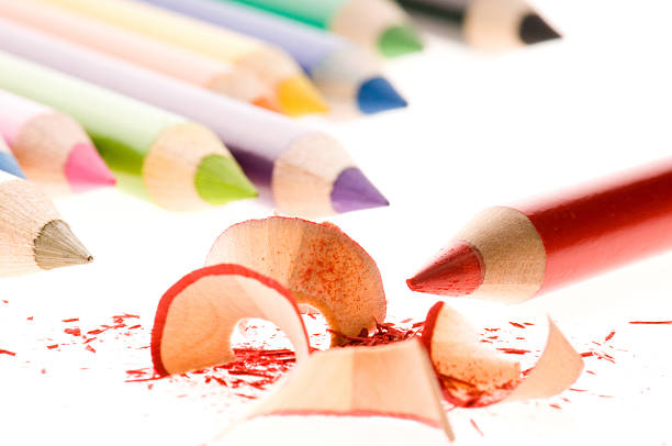 istock Sharpened pencils and wood shavings 106359619
