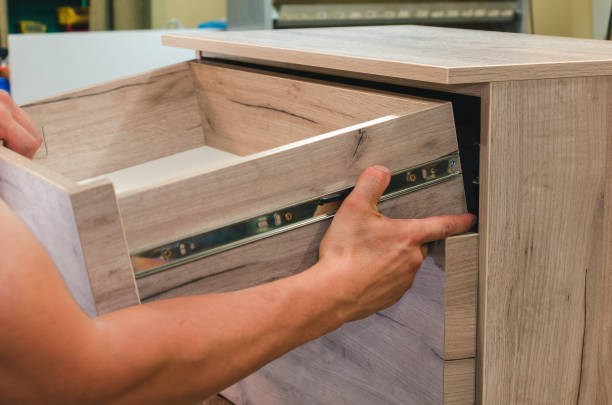 istock Assembling of furniture closeup 1063601392
