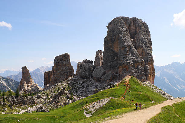 istock Five Towers in Italian Dolomites 106360999