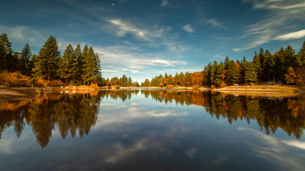 istock Reflection - Autumn by the lake 1063611138