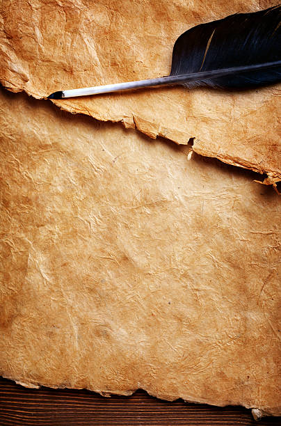 istock Antique paper and quill pen 106361560