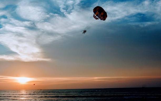 istock Sunset scene at Batu Ferringhi Beach in Penang 1063616002