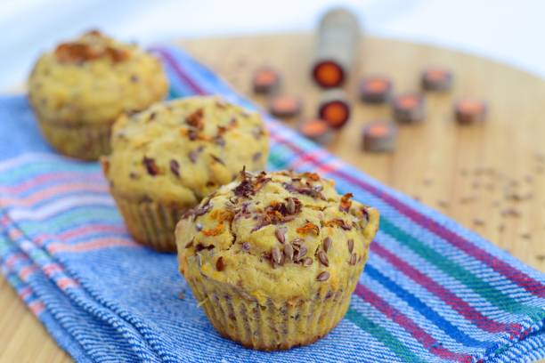 istock Purple carrot flax seed muffins 1063622054