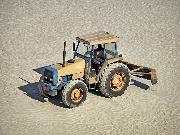 Asian Boy Playing Toys With Sand