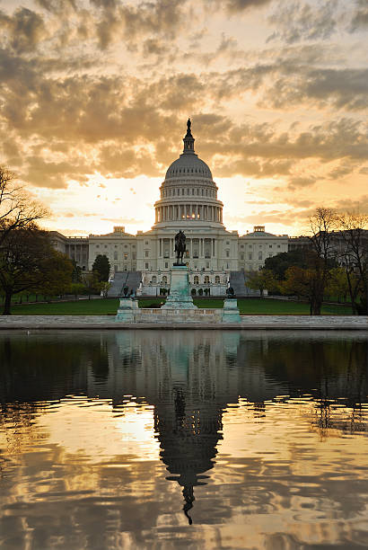 istock A beautiful mirrored image of Washington DC 106362637