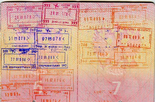 istock Passport Stamps.Russia 106362693