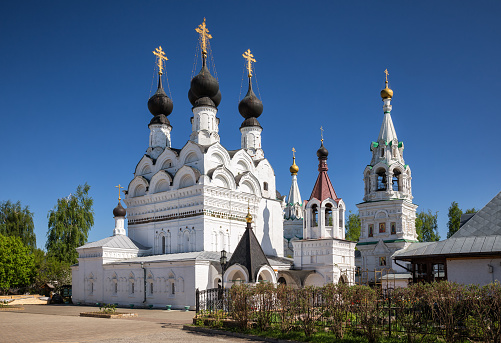Temples of Holy Trinity Monastery in Murom, Russia
