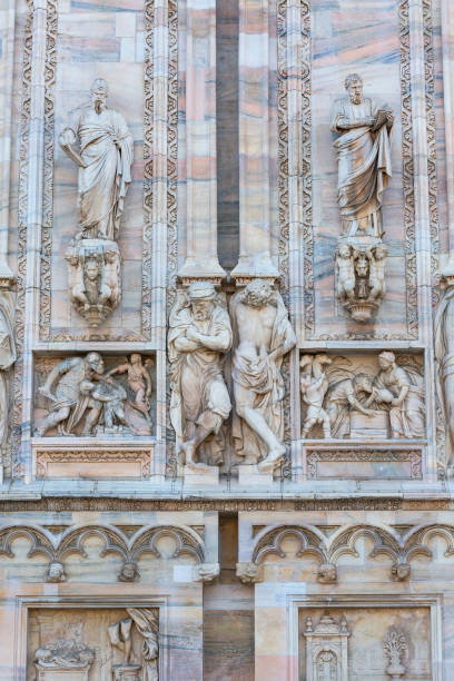 istock Milan Cathedral (Duomo di Milano), gothic church, Milan, Italy. 1063631176