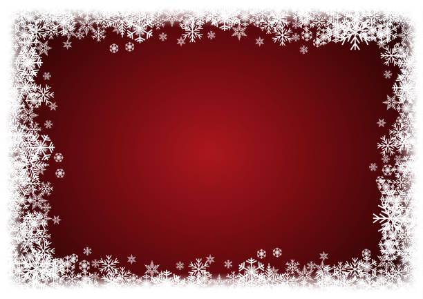 istock Vector Winter Background. A cold Christmas. Frame made of snowfall and ice crystals 1063631602
