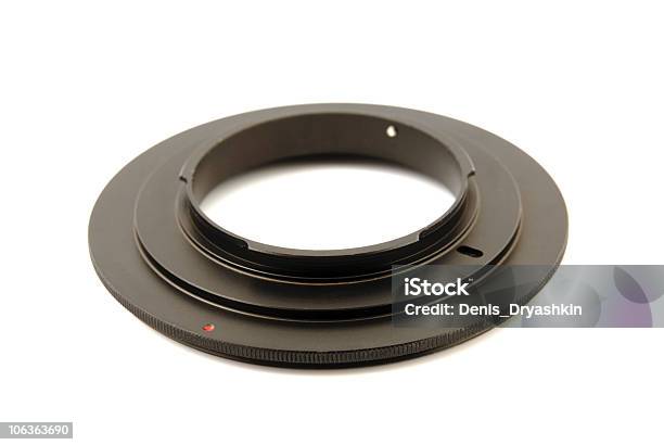 Macro Reverse Ring For Dslr Slr Camera Stock Photo - Download Image Now - Aperture, Bayonet, Black Color