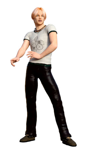 istock 3D illustration teenager boy on white 1063638688