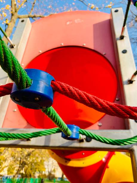 istock Colorful children playground in the fall time 1063639862