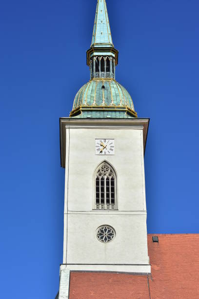 istock Gothic church tower with spire 1063640484