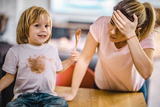 istock Whoops, I stained myself mommy! 1063651740