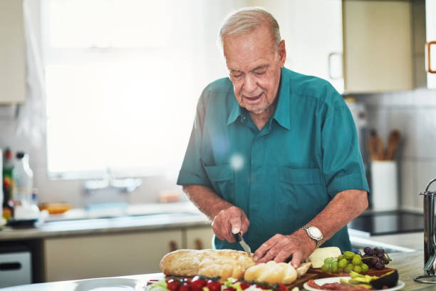 istock He's still capable of making his own food 1063651790