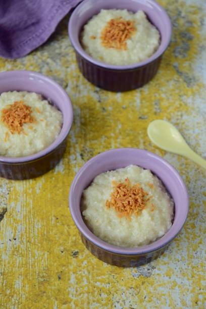 istock Cassava coconut milk pudding with toasted coconut 1063656674