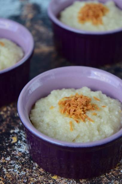 istock Cassava coconut pudding with toasted coconut 1063656716