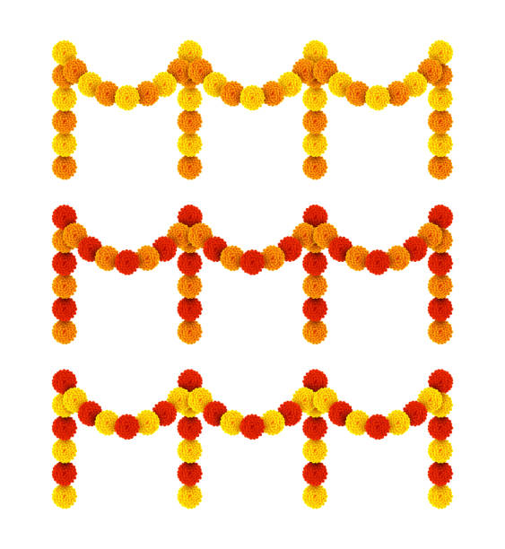 istock Happy pongal with Flower garland decoration toran 1063656788