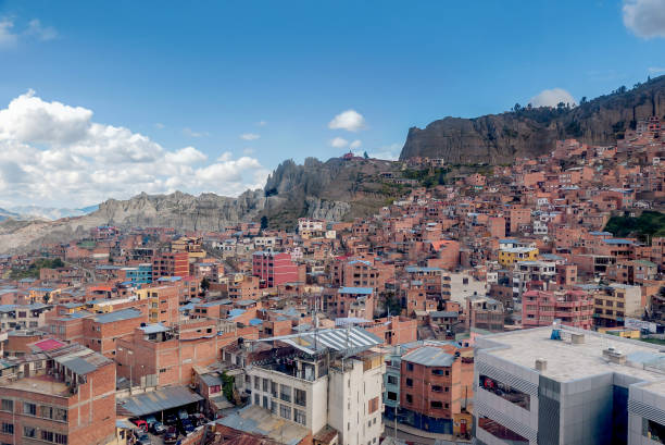 istock Panoramic view of La Paz slums, Bolivia 1063656836