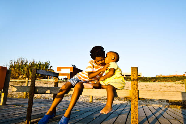 istock Peck On The Cheek - Young Lovers 1063657216