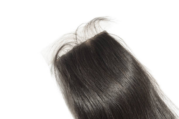 istock straight black human hair weaves extensions lace closure 1063661514