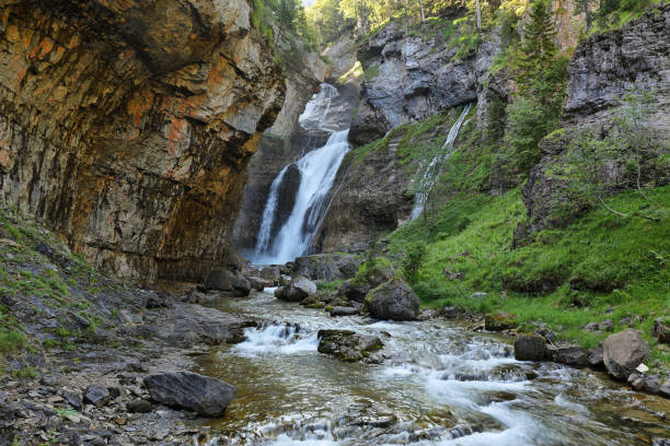 istock The Narrow waterfall in Ordesa valley, Spain 1063670692