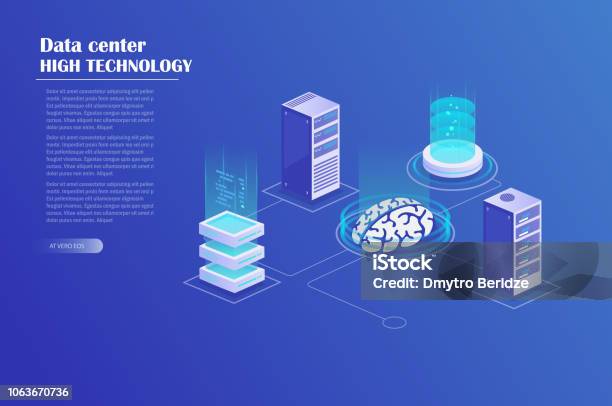 Network And Big Data Processing Stock Illustration - Download Image Now ...