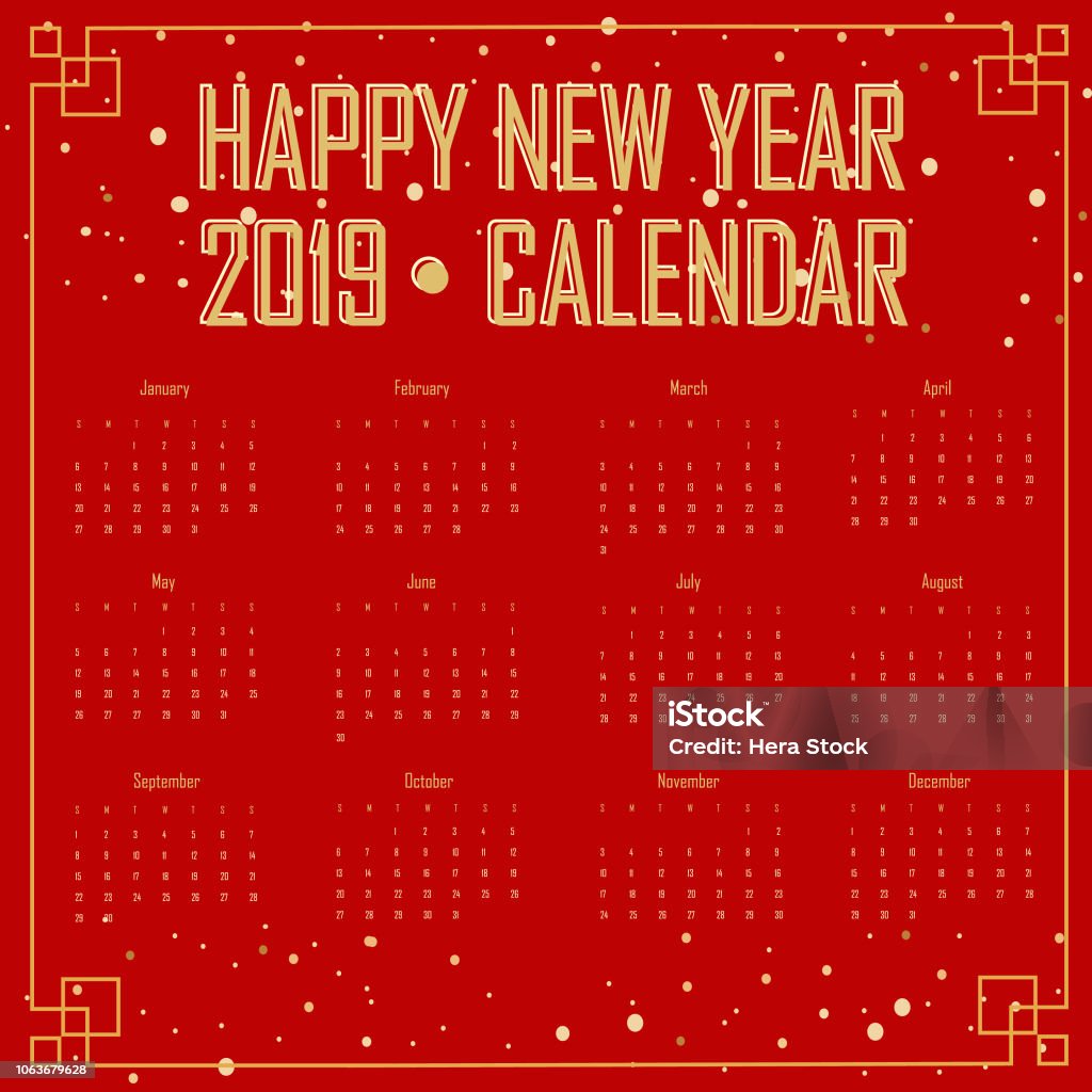 premium-vector-2019-year-calendar-template-yellow-memo-stick-design