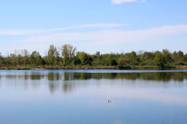istock Land and Lake 1063680158