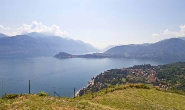 istock Aerial view of Lake Como on sunny day 1063683642