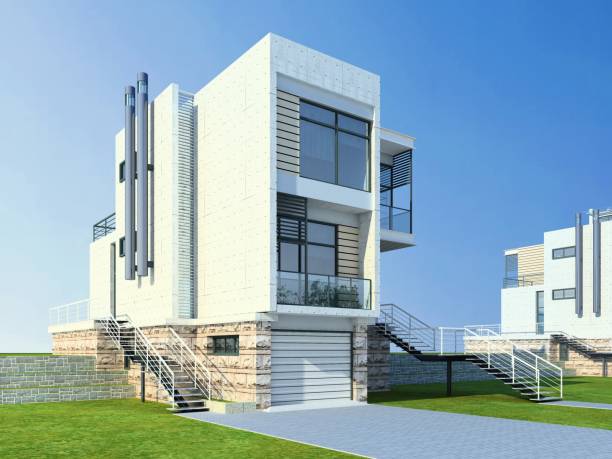 istock 3d render of village house 1063685068