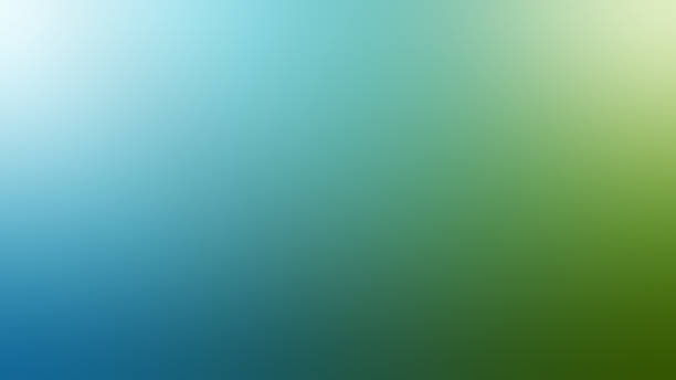 istock Gradient with Padua Green Astral Blue Bilbao color. Modern texture background, degrading fragments, smooth shape. 1063685156
