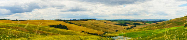 istock Panoramic view of Toscana dinamic landscape, Italy 1063685580
