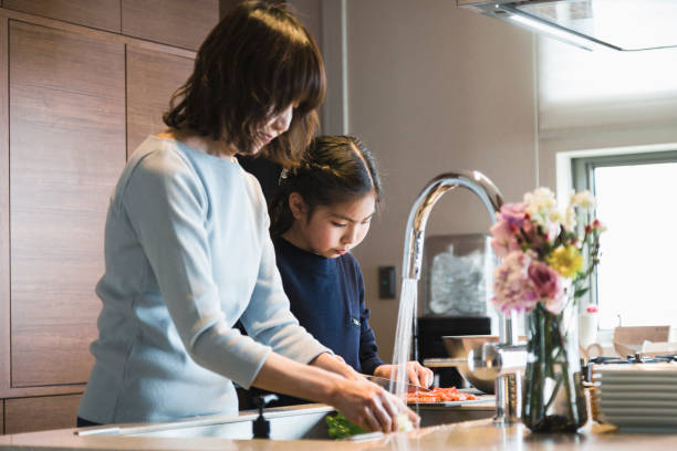 istock Mother and daughter cooking in the kitchen together 1063686134