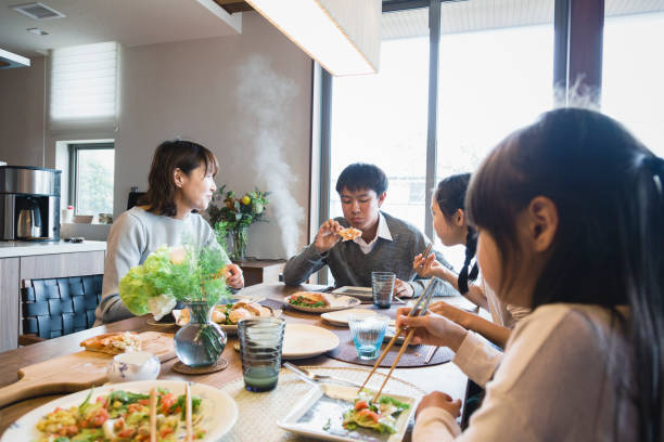 istock Multi family having lunch at home 1063686268