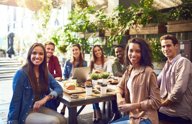 istock We always catch up, even just for a quick lunch 1063688390