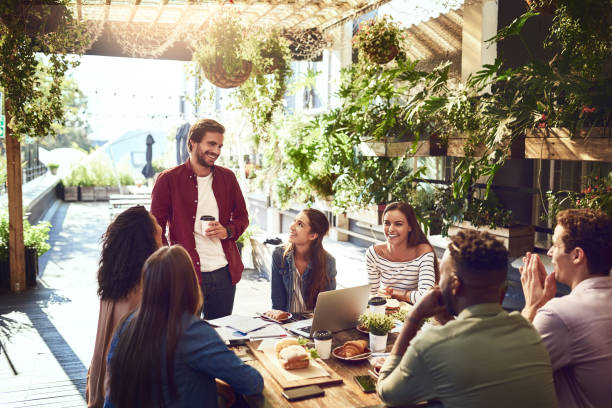 istock Meeting with a change of scenery 1063691452