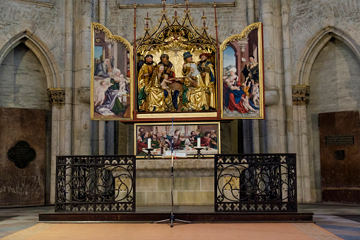 Ulm Minster, Hutzaltar - the high altar (Baden-Württemberg, Germany)