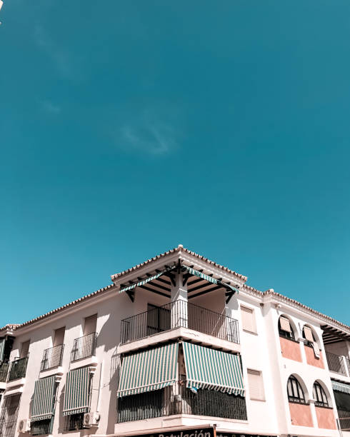 istock A Spanish building sat against blue sky 1063706260