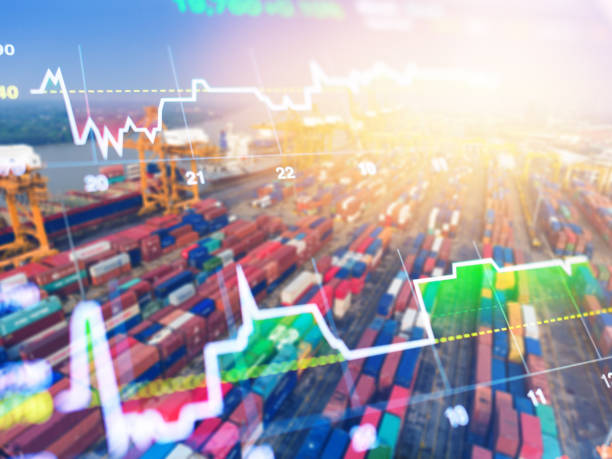 istock Logistics and transportation of Container Cargo ship and Cargo working crane bridge in shipyard 1063707492