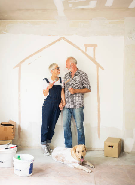 istock Couple remodeling their home 1063710464