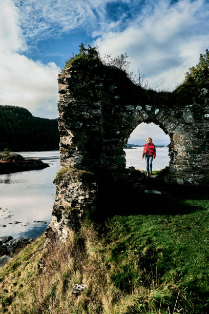 istock Woman Loch Carron, Scotland 1063712704